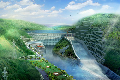 渝水老挝南塔河1号水电站项目